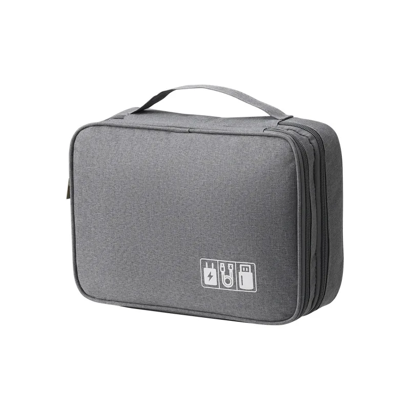 Custodia per cavi Organizzatore elettronico digitale impermeabile Borsa per cavi da viaggio per caricabatterie per linea dati USB portatile