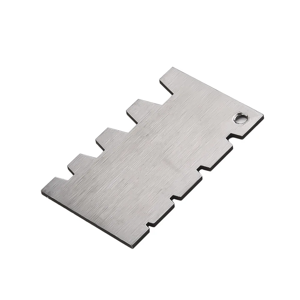 Stainless Steel Thread Cutting Gauge Angle Measuring Tool For Lathe Metalworking Inspection Gages With Nickel Plated Finish