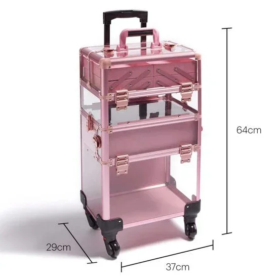 Aluminum Table for Salon Space Saving Stable Structure Premium Quality Smooth Surface Easy to Use Sturdy Construction