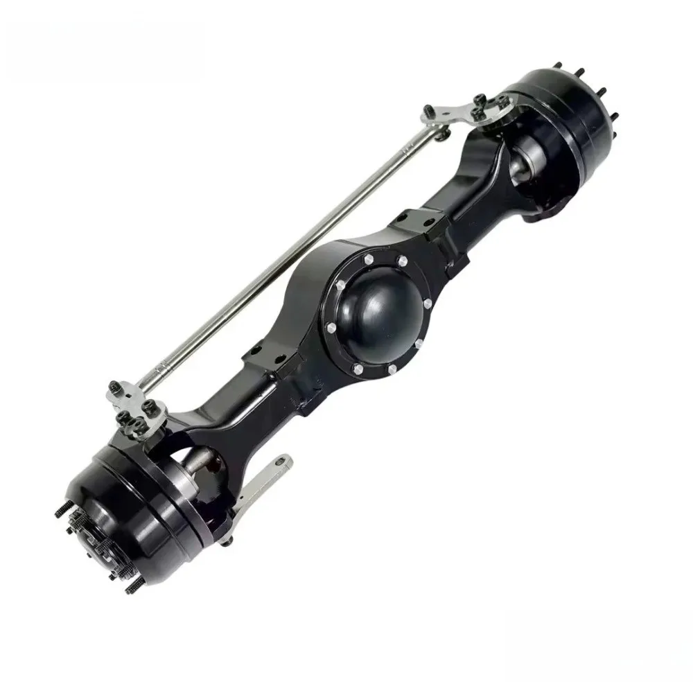 Front Axle Front Through Axle for Tamiya 1/14 RC Truck Sca 770s Benz MAN TGX Volvo FH16 Upgrade Parts