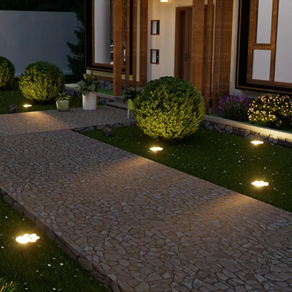 Weather-resistant Solar Lamps Solar Dog Paw Print Lawn Light Waterproof Led Garden Stake Light Wireless Outdoor Solar for Yard