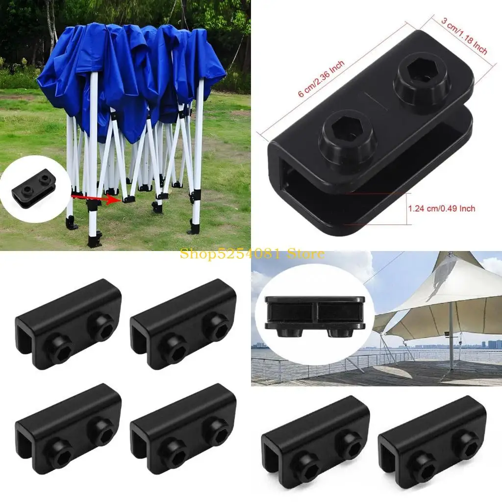 AXYC 4Pcs Replacement Connector Rectangular Bracket Adapter Frame Bracket Canopy