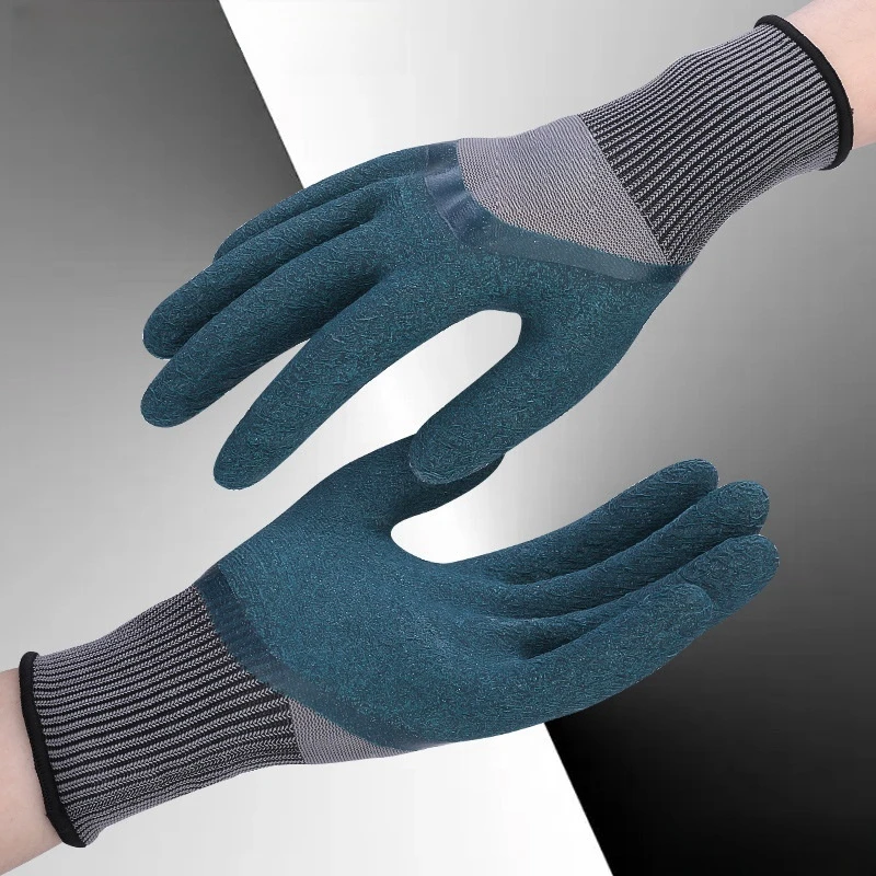 

Рабочие защитные пенопластовые латексные эластичные Нескользящие перчатки king для обслуживания автомобиля рабочие износостойкие рабочие перчатки