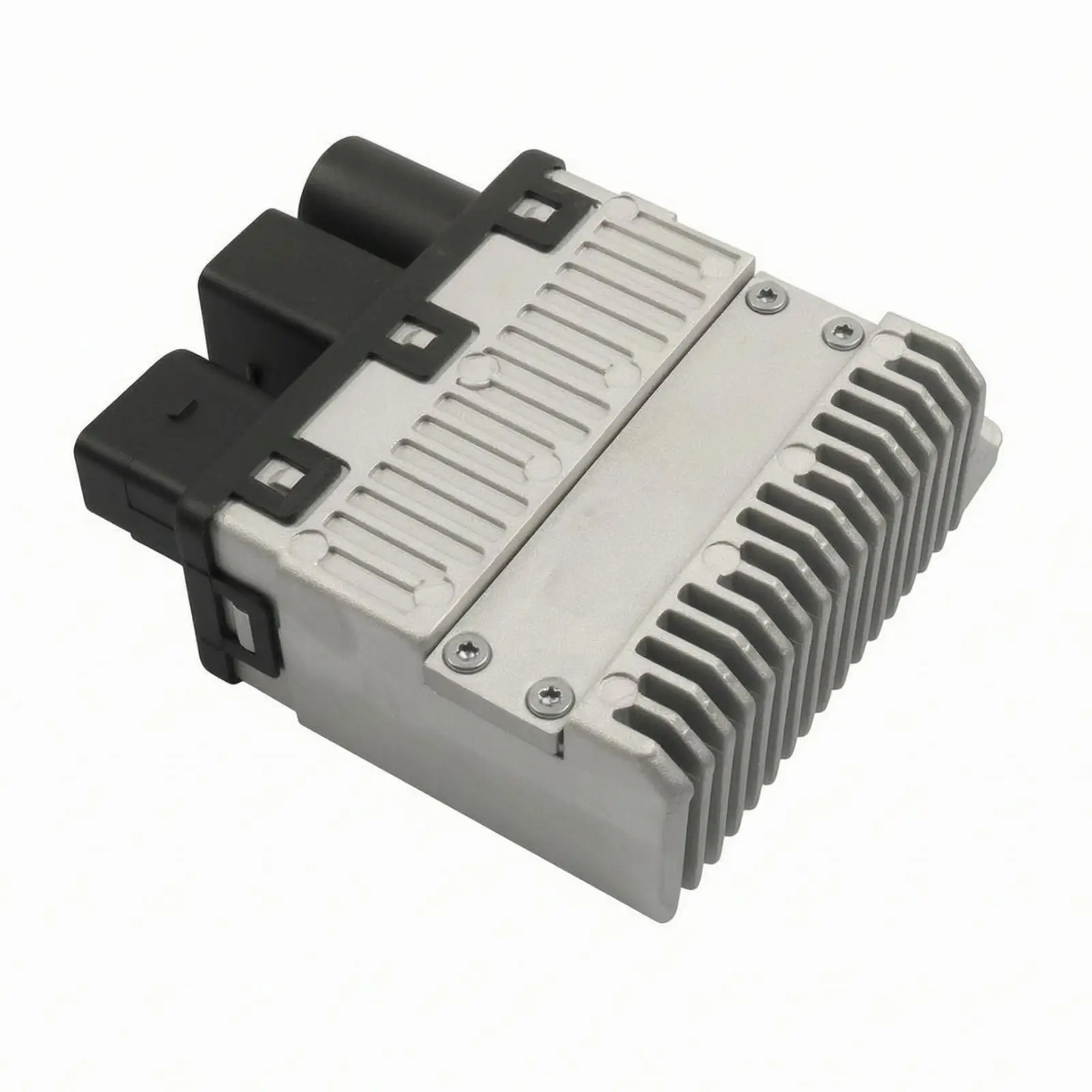 Engine Fan Control Module with Aluminum Heat Sink 12v Cooling Fan Regulator for Radiator Overheating Protection Replacement