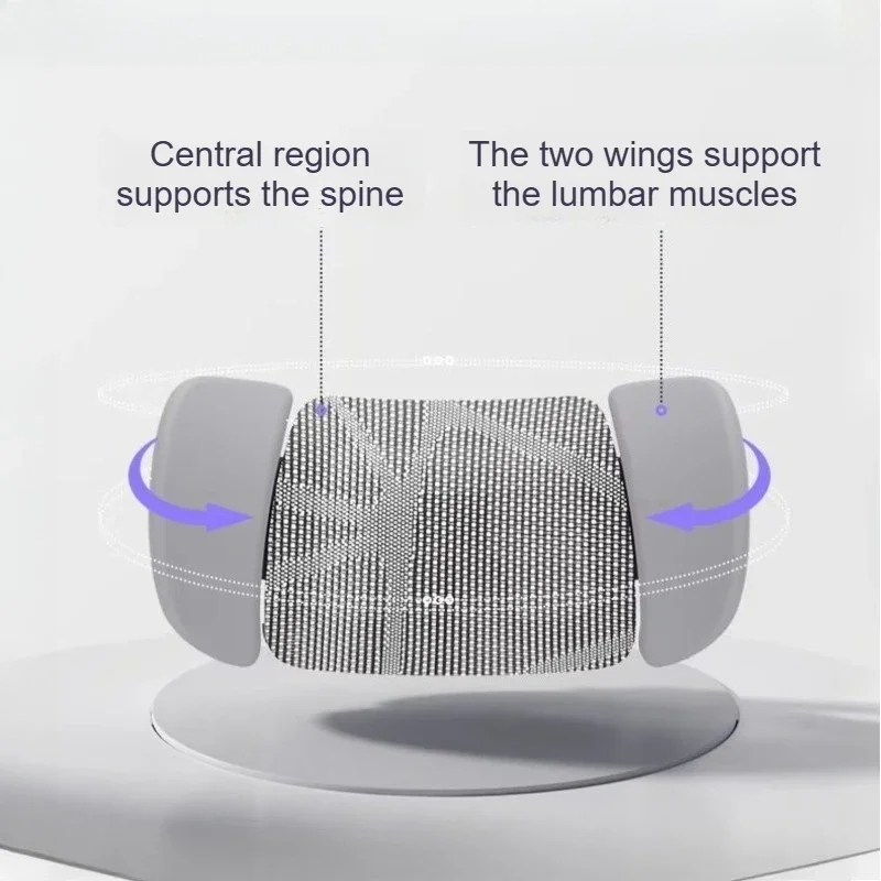 Fauteuil inclinable ergonomique, chaise ergonomique avec séparation entre la taille et le dos, chaise confortable, mobilier de bureau ergonomique