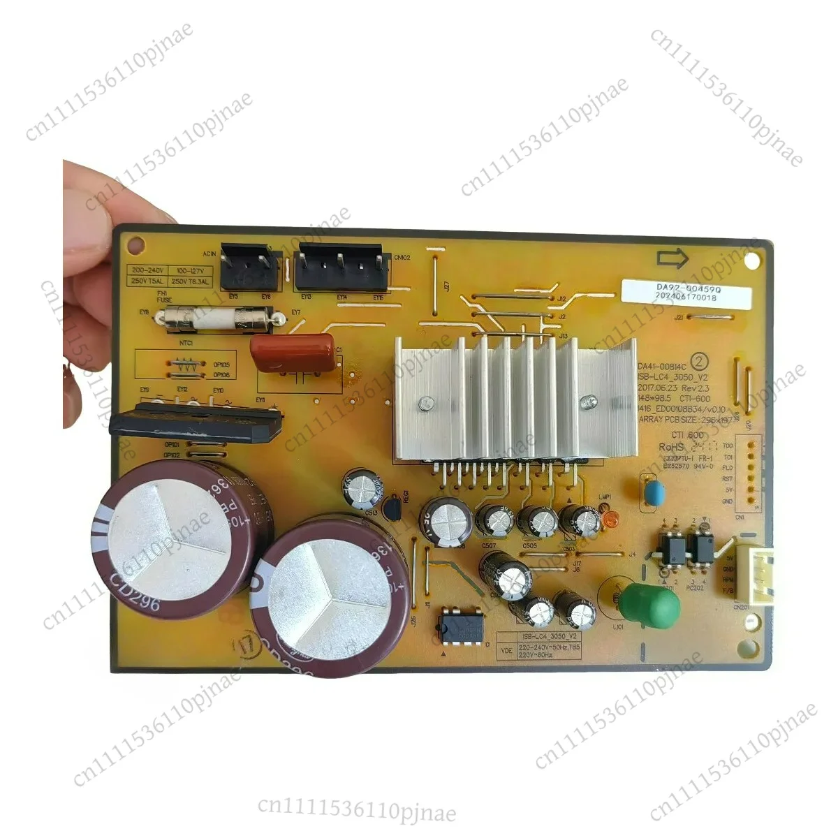

new for Samsung refrigerator Computer board Frequency conversion board DA92-00459B DA41-00814A DA92-00459Q 110V 127V voltage