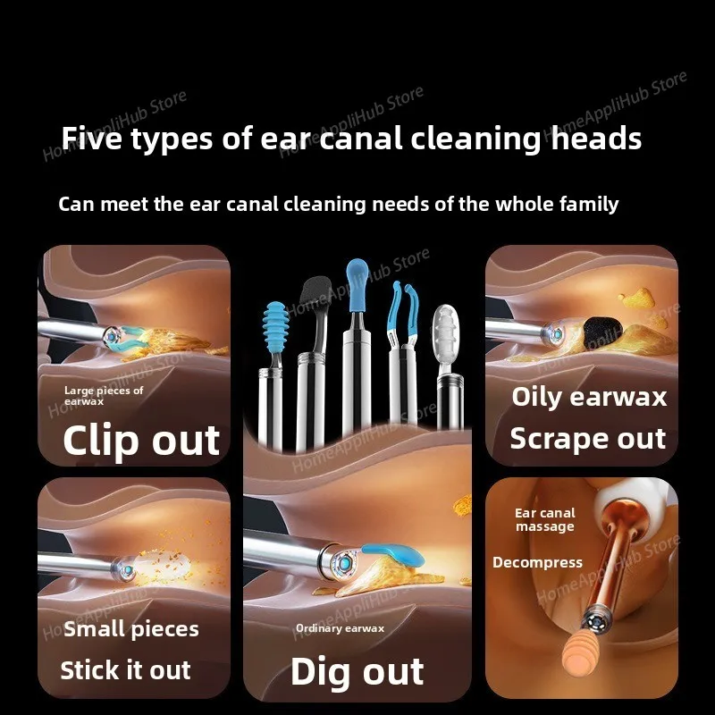 Bebird Home 30S Visual Ear Cleaner with HD Camera All-in-One Compact Safe Earwax Removal for Home Use high definition