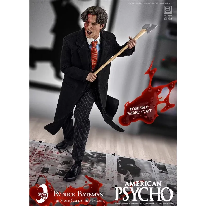 In Stock 100% Original Genuine Iconiq Studio IQSS-01 Patrick Bateman 1/6 Authentic Movie Character Model Art Collection Toy Gift