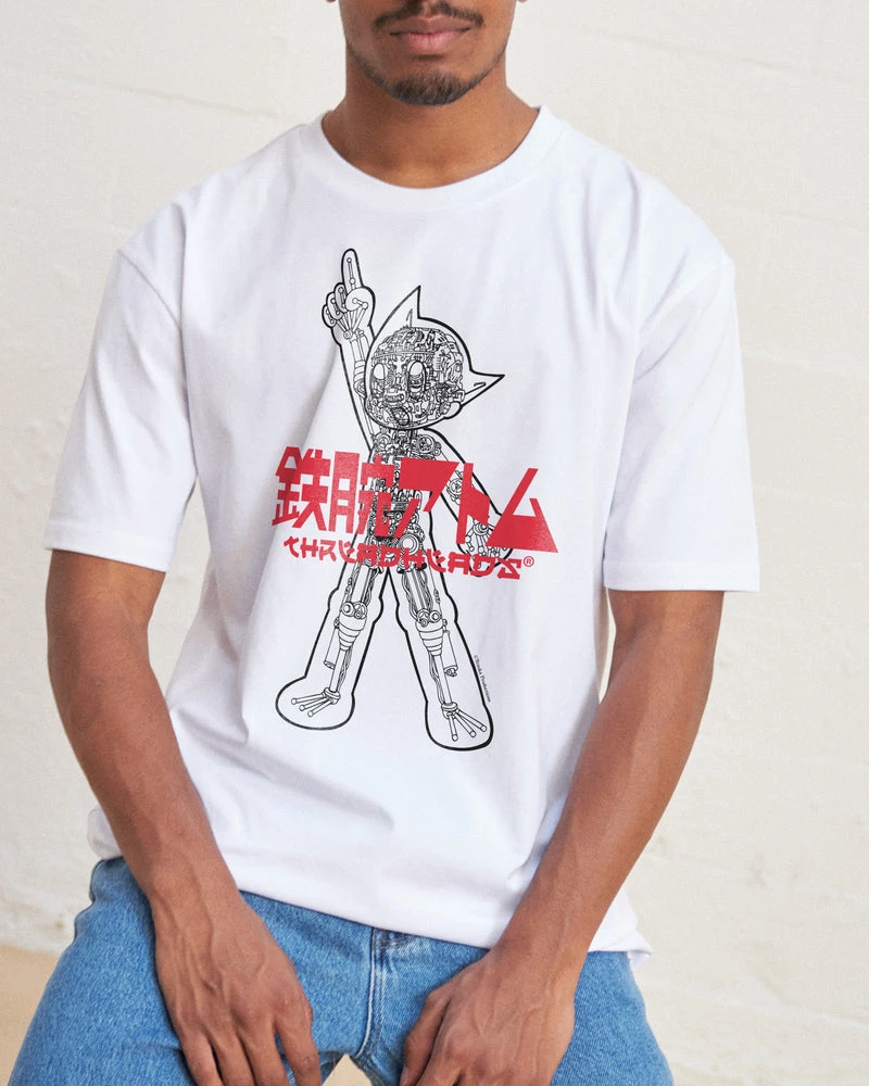2026 Astro Boy Intern-Mech T-Shirt Graphic Cotton Tee Printing High-end Luxury Unisex Style Both of Men and Women