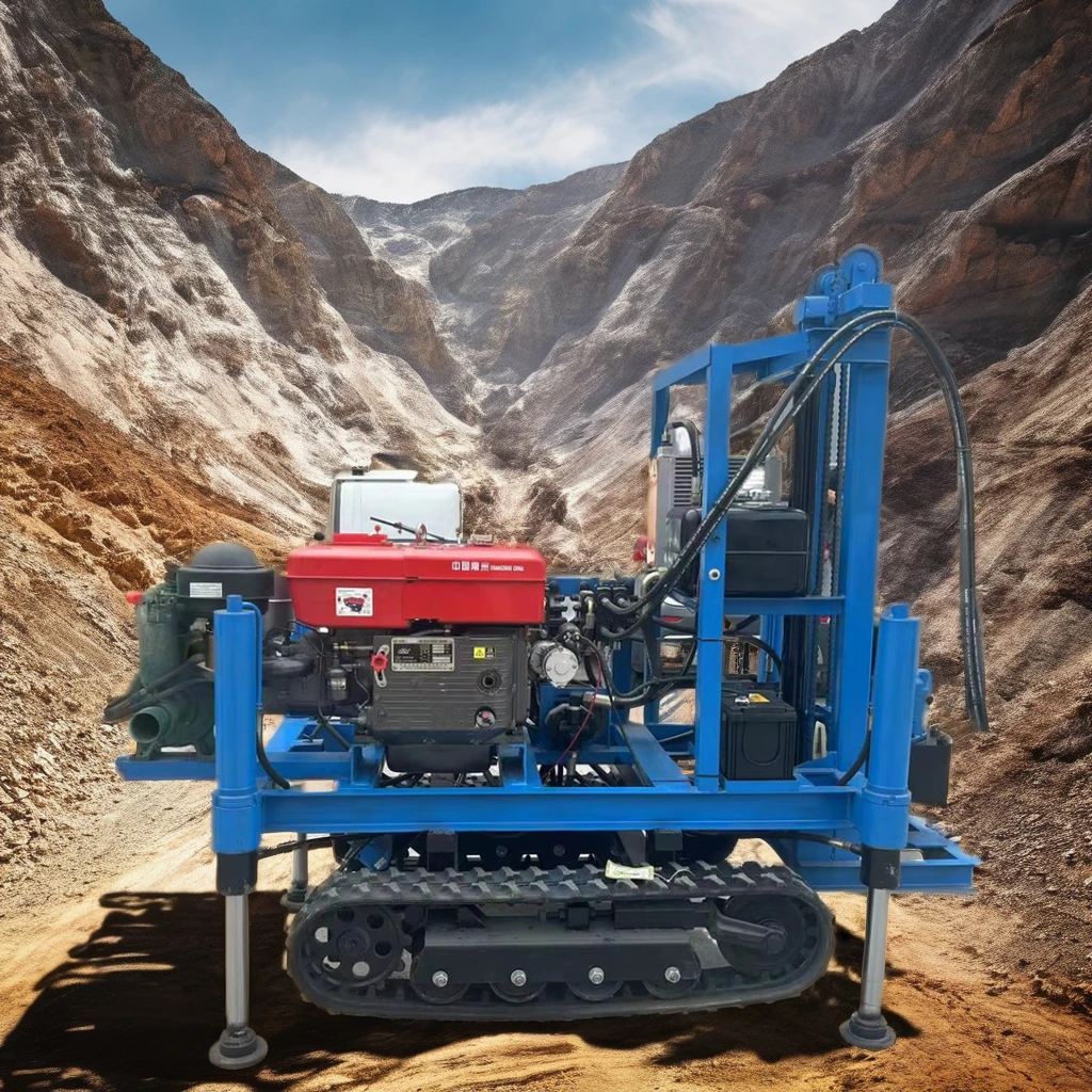 

Crawler Type Diesel Water Well Drill 80m Depth Zero Tail Swing Compact Design for Confined Residential Spaces