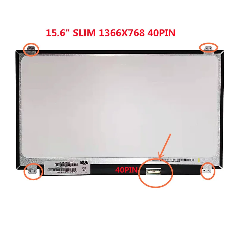 

New 15.6'' slim laptop lcd matrix LTN156AT35 N156BGE-LB1 L31 L41 LTN156AT20 LTN156AT35 B156XW04 V.5 LP156WH3 TLS1