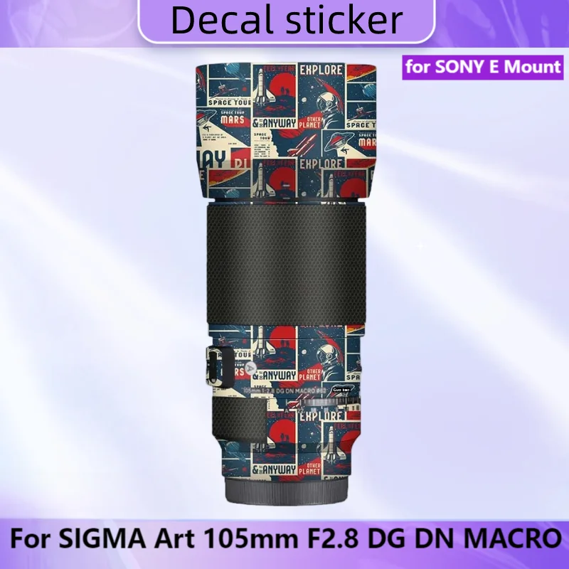 sigma-art-105mm-f28-dg-dn-macro、sony-eマウントレンズ用保護ステッカー、傷防止保護フィルム、保護コーティング