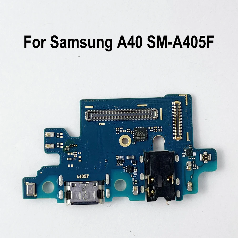gefensi-pour-samsung-galaxy-a40-sm-a405f-station-de-charge-usb-prise-jack-carte-de-charge-cable-flexible