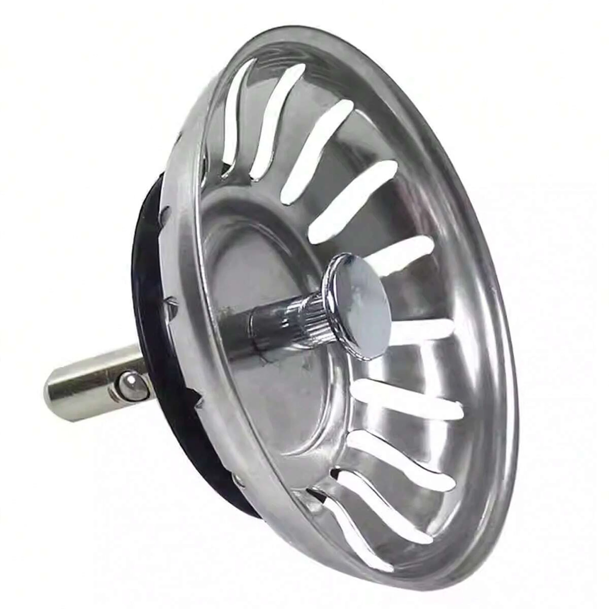 Stainless Steel Sink Strainer Plug Kitchen Waste Drain Filter Basket Water Stopper Bathroom Wash Basin Hardware Accessories