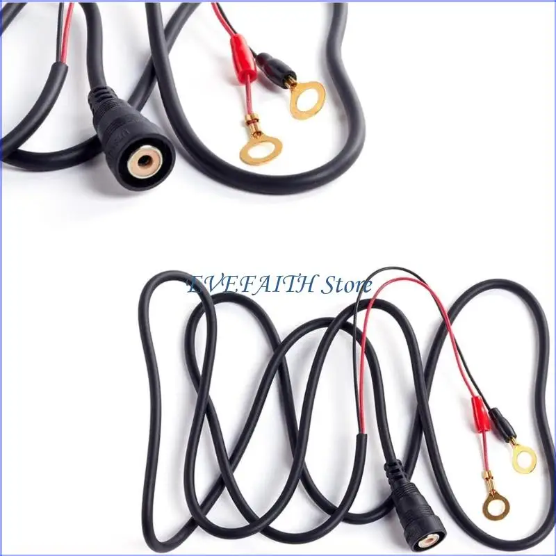 124B 59-975C 0133-0098 Heated Face Wiring Harness Cable Line For Snowmobile Helmets Includes Battery Terminal Leads