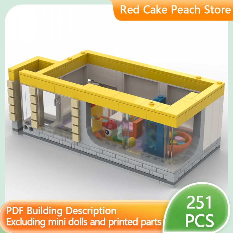 

City Street View Model MOC Building Bricks Apartments Architecture Modular Technology Children Holiday Gifts Assemble Toys Suit