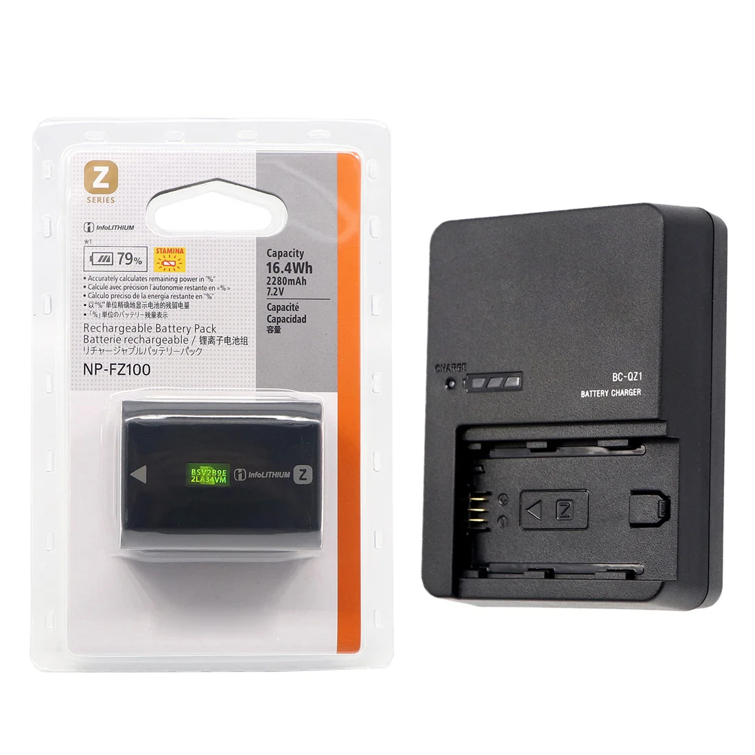 NP-FZ100 NPFZ100 2280mAh camera Battery BC-QZ1 Charger for S