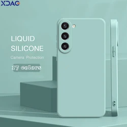 Soft Phone Case Cover for Samsung Galaxy S23 FE Plus S23+ S23FE S23Plus Ultra 5G High Qualtiy Candy Liquid Silicone Fundas Shell