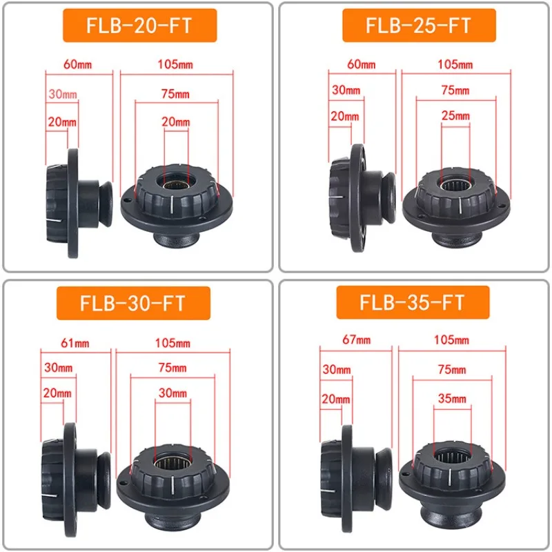 FLB-FT mandrel lock shaft heart lock optical shaft lock packaging machine mask machine quick locking device chuck fixed top cone