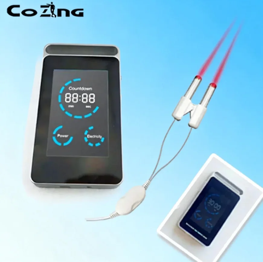 Non-Invasive Nasal LLLT Laser for Drug Withdrawal Support, Soothes Yawning, Tears and Insomnia, Lightweight Home Care Device