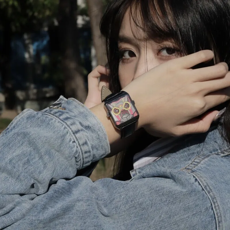 นาฬิกา Happie นาฬิกาคู่รัก นาฬิกาหรู แบรนด์แฟชั่นแท้ กันน้ำ เรืองแสง นาฬิกาควอตซ์ ดีไซน์ปฏิทินคู่ สำหรับแสดงวันที่ นาฬิกาสำหรับเล่นกีฬา