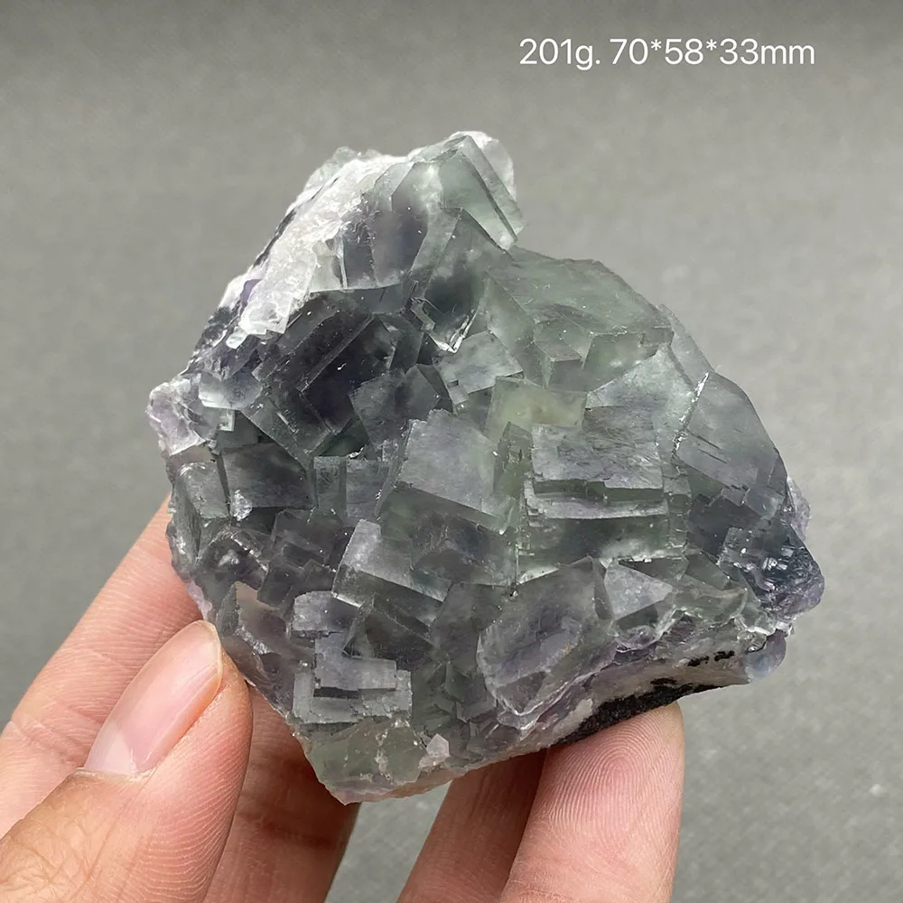 100% natural green transparent fluorite raw mineral specimen healing crystal