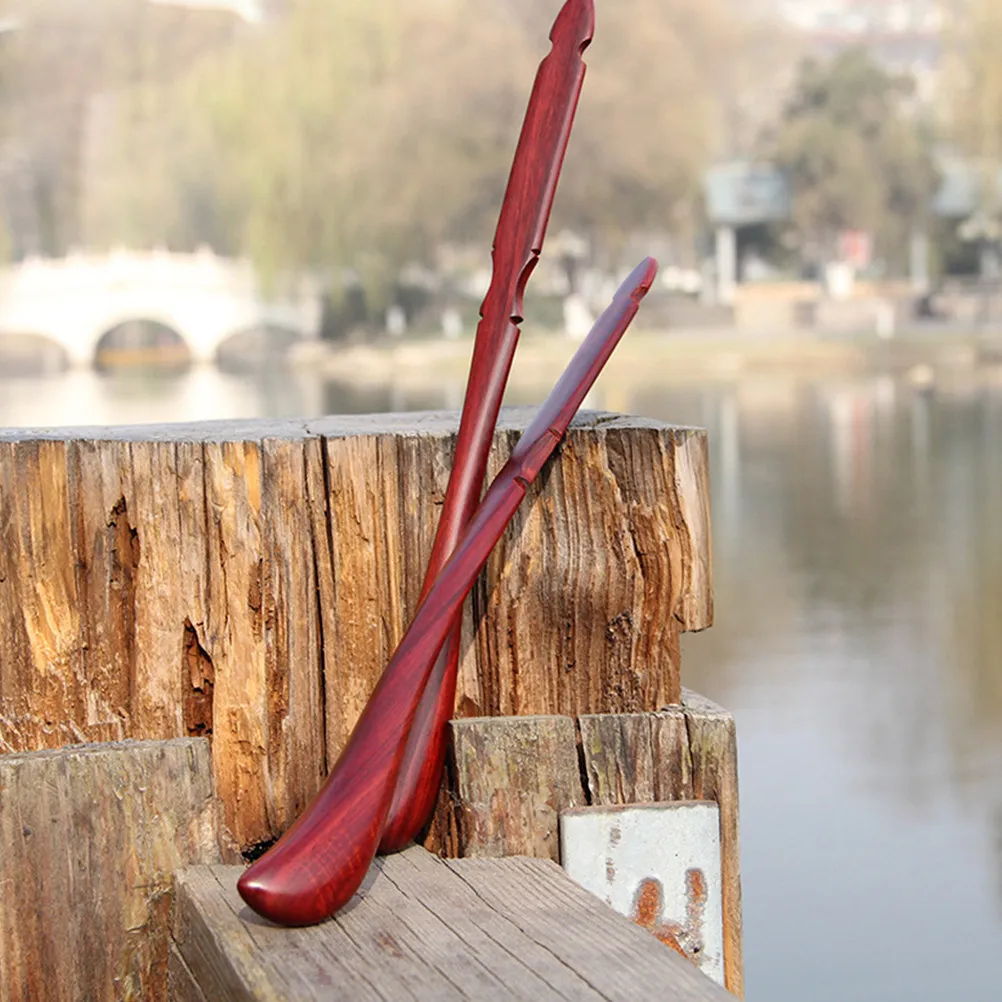 2Pcs Solid Rosewood Dulcimer Hammers Fine Craftsmanship Wear Resistant Practice Mallets for Dulcimer Performance Supplies