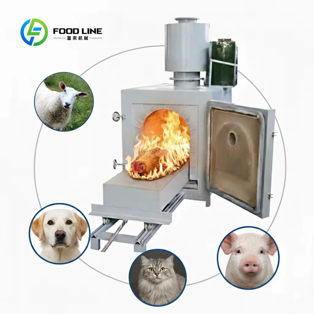 Customized Professional Dog Cat Cremation Machine Engine Powered Portable Animal Waste Incinerator CE Approved 10kg 220V 380V