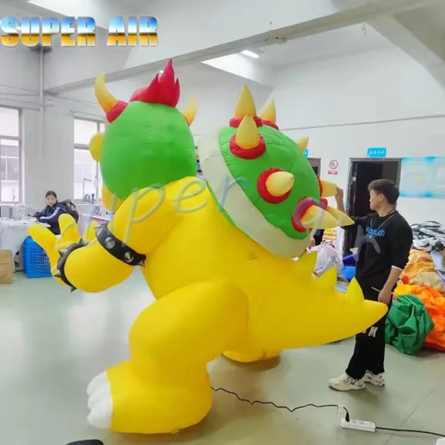 Simulation game character model inflatable dragon turtle for game company decoration