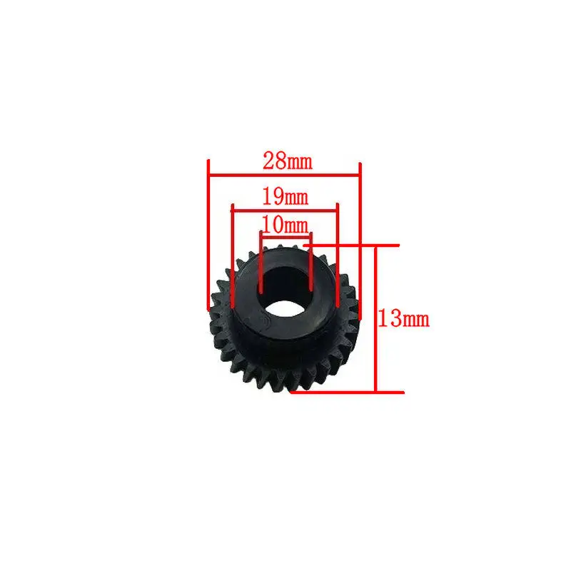 29 Teeth Black Plastic Wheel for Arcade Claw Machine Mini Crane Gear Replacement Parts Coin Operated Games
