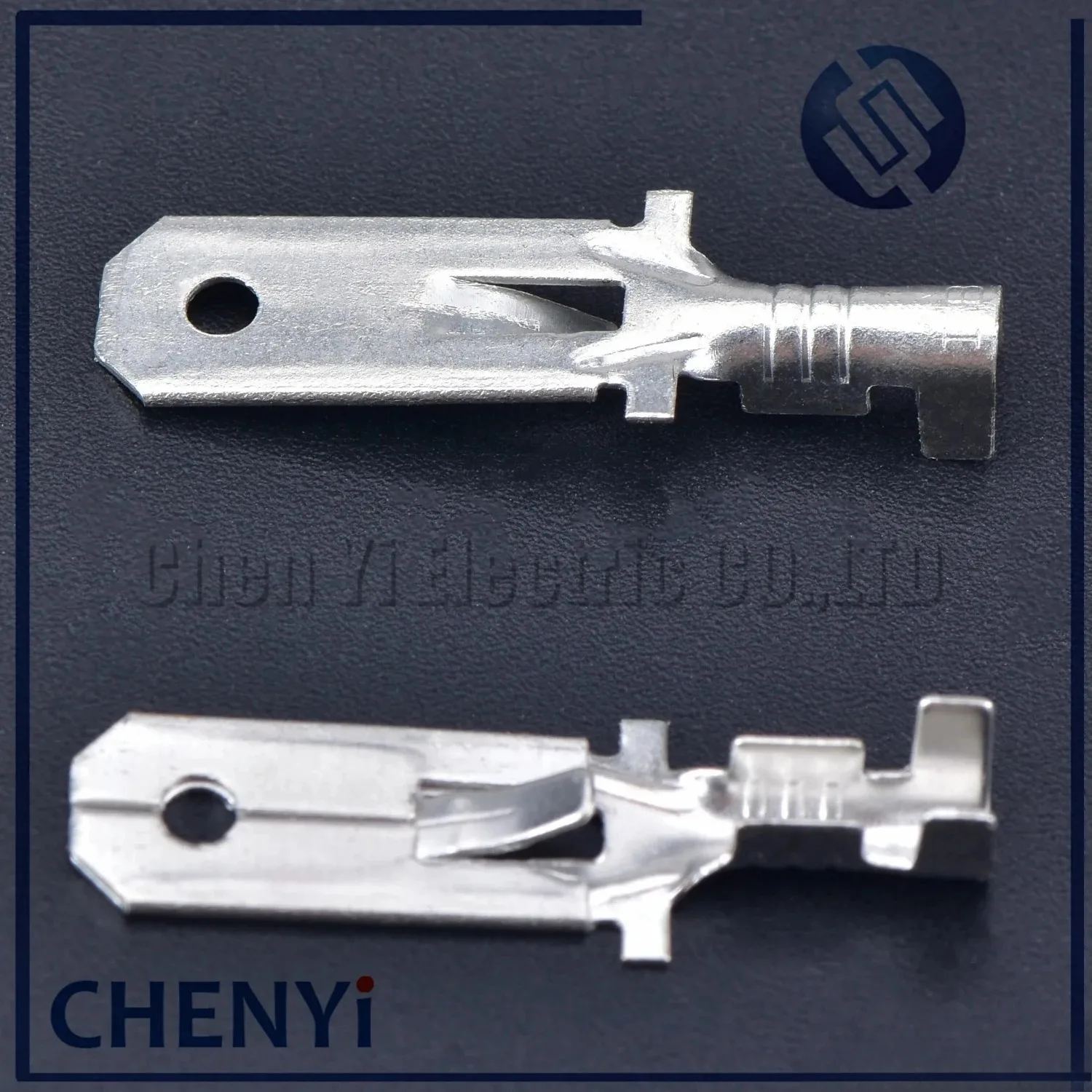 50 pcs 6.3mm Automotive Crimp Terminal Male Spade Connector Brass Pins Auto Splice Wire Terminals DJ611-6.3A G194