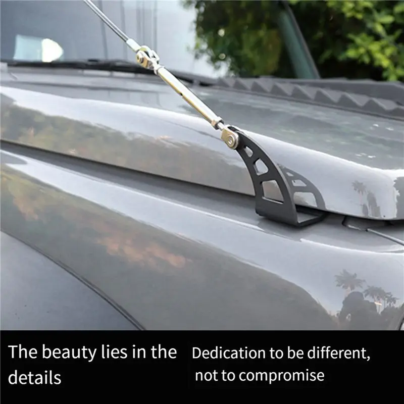 A96E-Car Hood Obstacle Eliminate Rope Limb Riser Kit For Jimny JB64 JB74 2019-2023 Parts Exterior Accessories