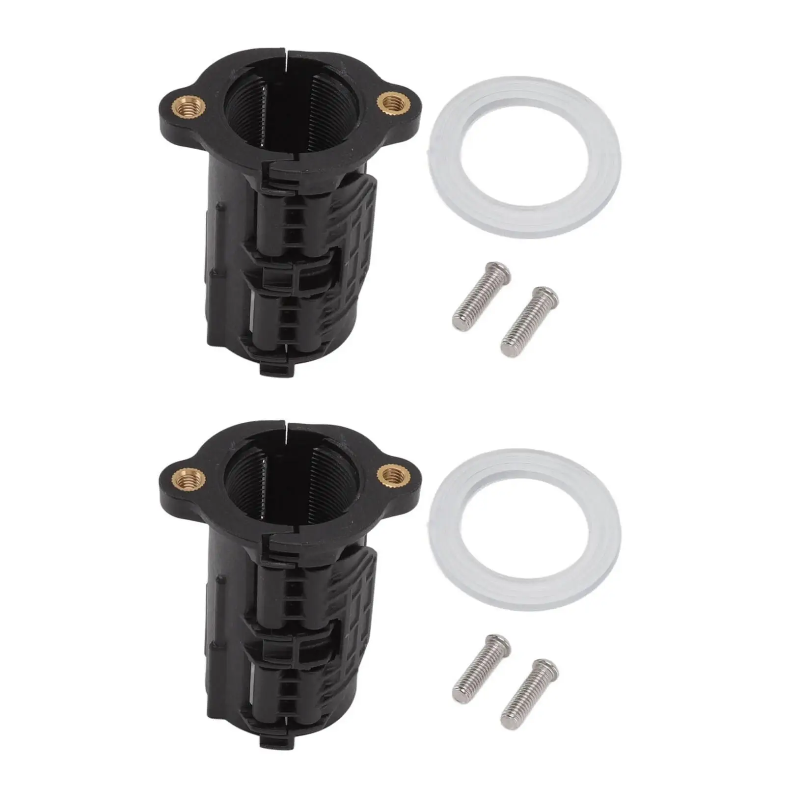 

2 Sets Faucet Lock Nut Fastener Anti Loose Quick Release Assembly Nut for Kitchen Basin Tap Accessory