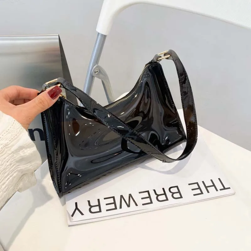 

Jelly Transparent Shoulder Bag New Pvc Handbag Fashion Plastic Waterproof Summer Fashion Handbag