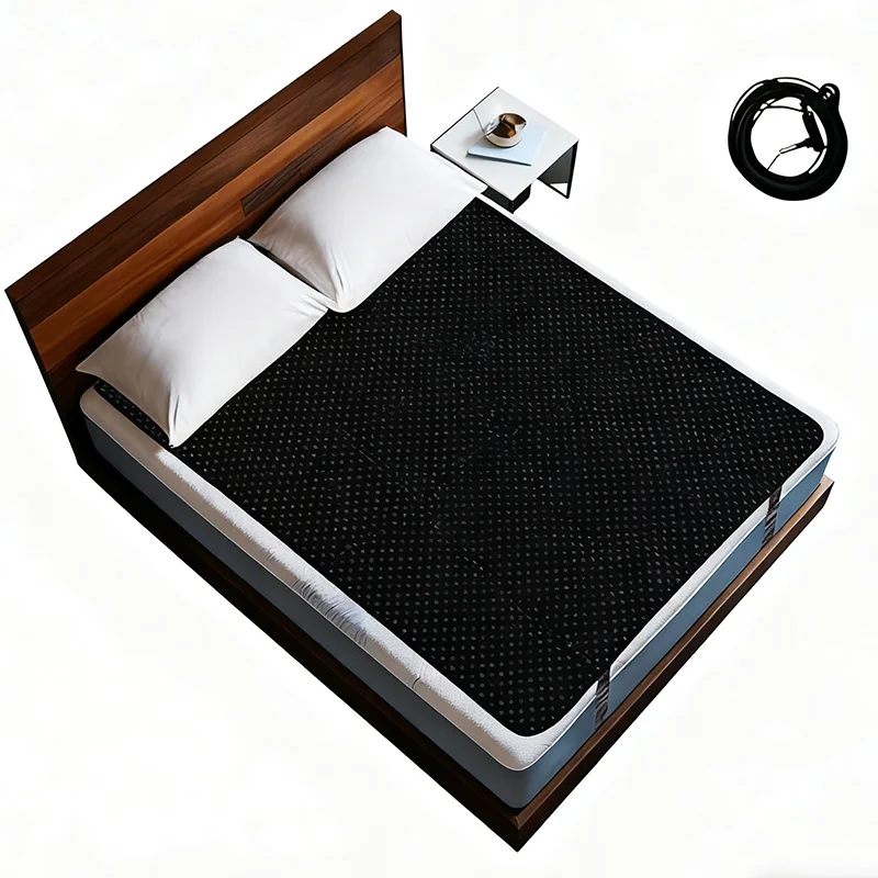 

Заземляющий коврик, матрас для сна, 137x198 см, коврик со шнуром заземления, облегчение боли в лучшей спине, снятие стресса, тело