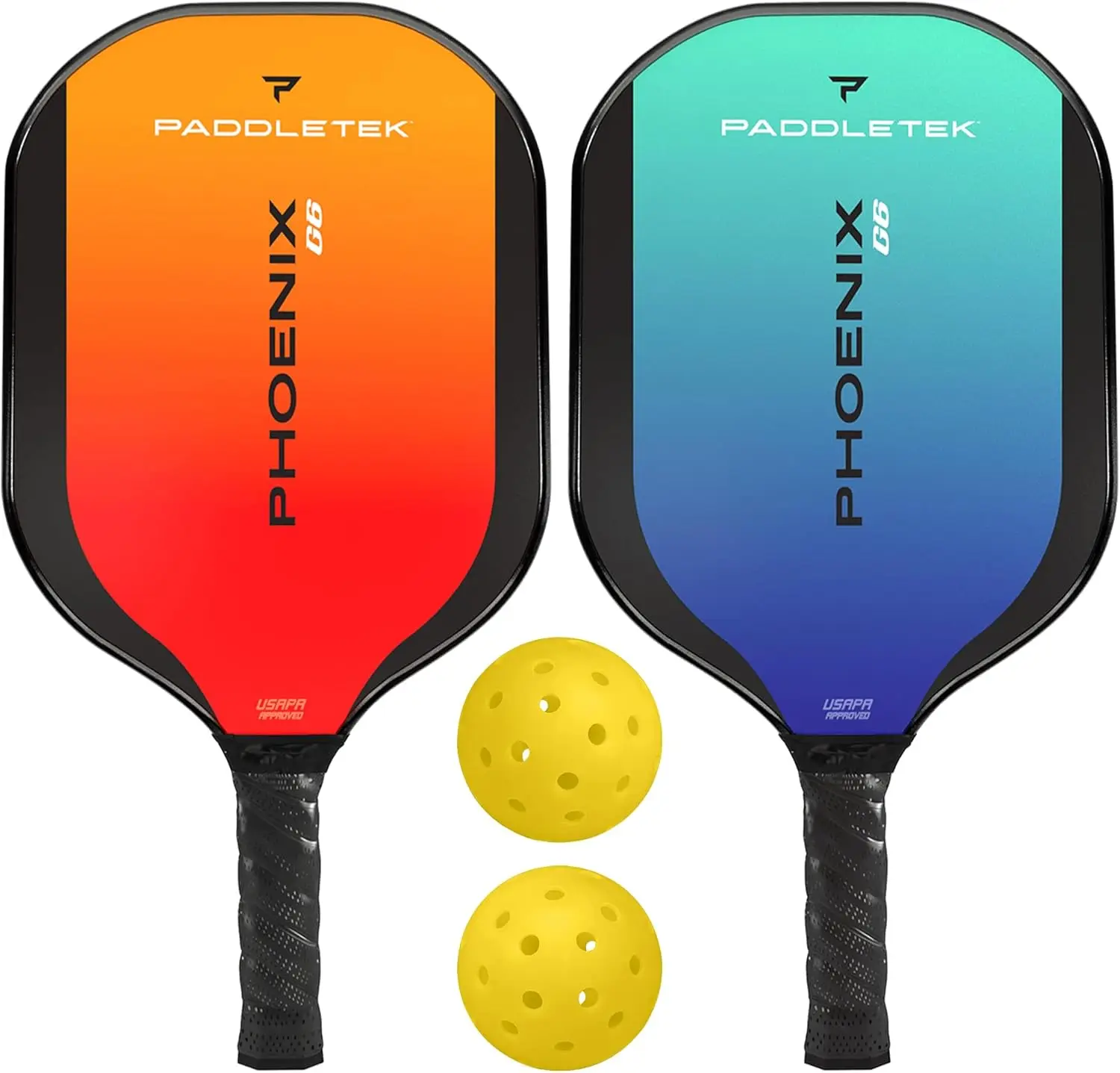 

Phoenix G6 Pickleball Paddle | Профессиональные лопасти для пиклбола с сотовым сердечником, поликарбонатная поверхность, графитовый Po