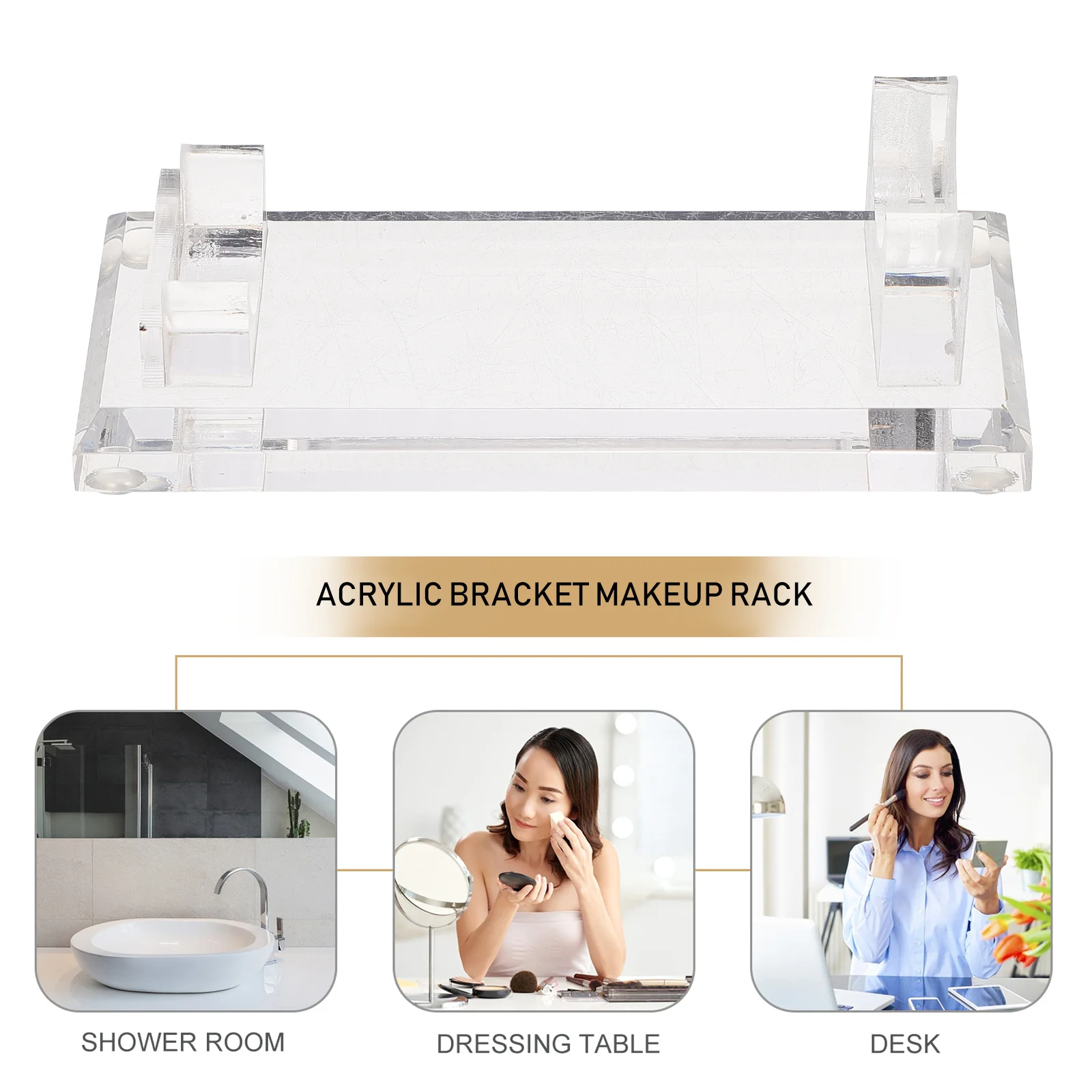 

1Pcs Transparent Acrylic Tattoo Machine Stand Plum-Shaped Display Rack Multi-Functional Desktop Storage Rack Eyebrow Machine