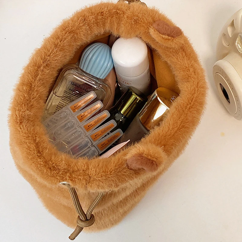 حقيبة تخزين كابيبارا القطيفة للطلاب، حقيبة أقلام رصاص، أدوات مكتبية جميلة، حقيبة يد كابيبارا اللطيفة لمستلزمات ديكور الحفلات