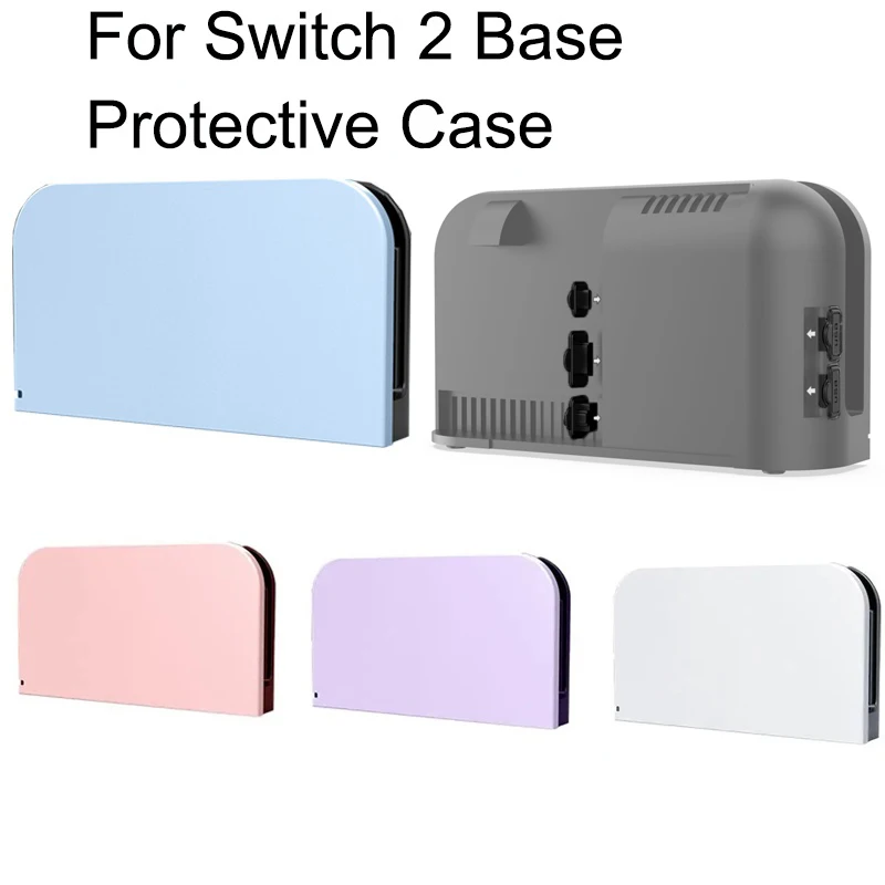 Decorative Front Plate Protective Cover for Switch 2 Accessories Dock Station Base Replacement Faceplate Case Dust Cover