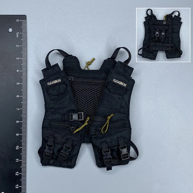 

1/6 Scale Fashionable And Versatile Motorcycle Style Vest With Mini Model Doll Accessories Collection Display Toy Gift Souvenirs