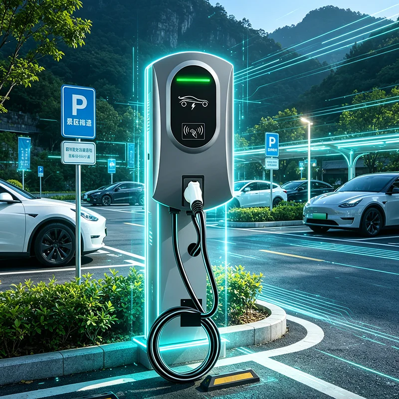 

Customized 7KW 32A EV Charger For Tesla Portable EVSE Fast Charging Station Type2 Adapter For Tesla Model 3 Y X S Home Charging