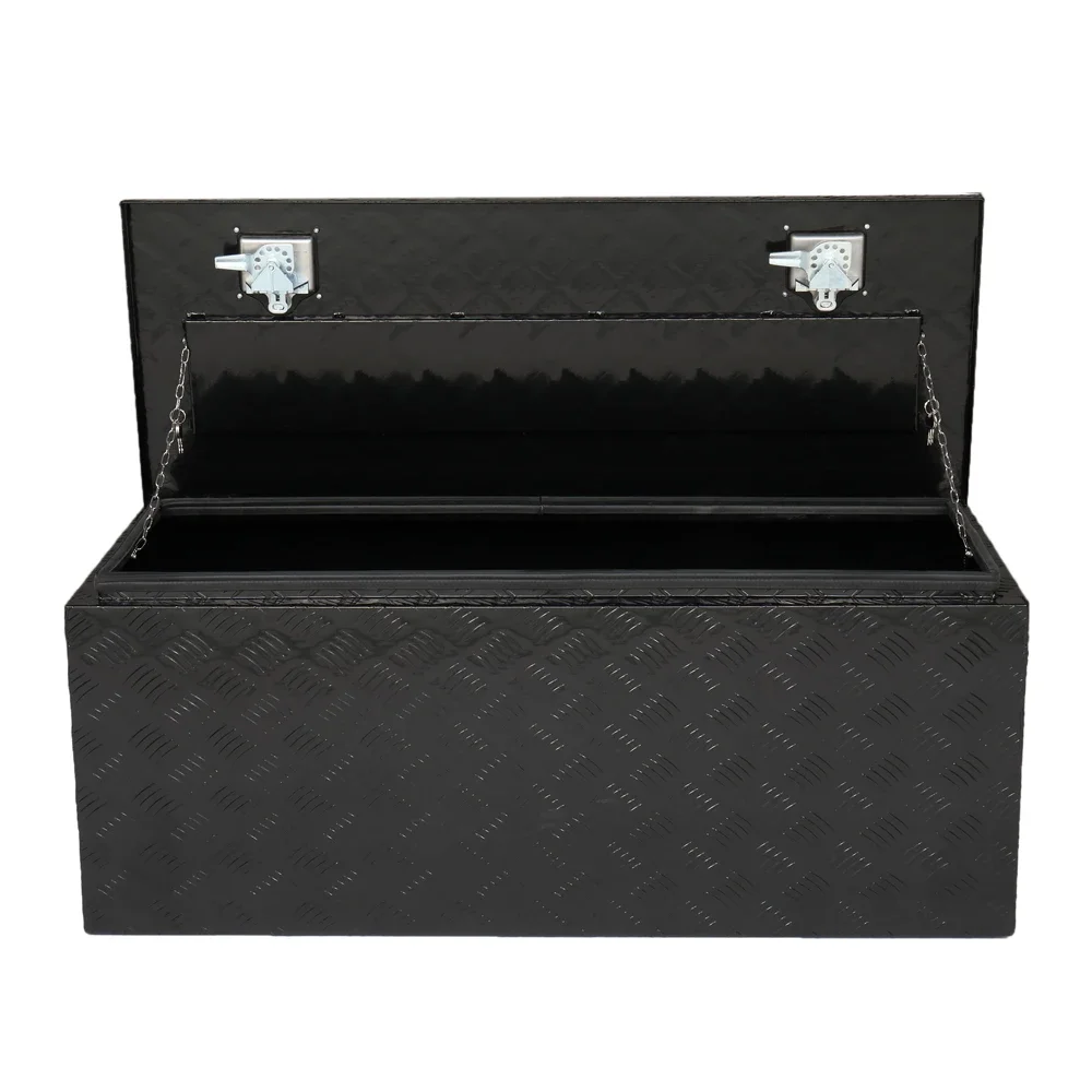 

1x high quality Truck Tool Box for families, truck drivers,fit for Trucks,RV,ATV,Garage storage,Trailer,Flatbed etc.Black colour