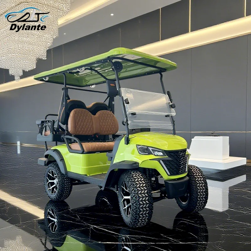 China Deluxe lifted Golf Buggy Street Legal CE Certification Electric Golf Cart Lithium 4 Seats
