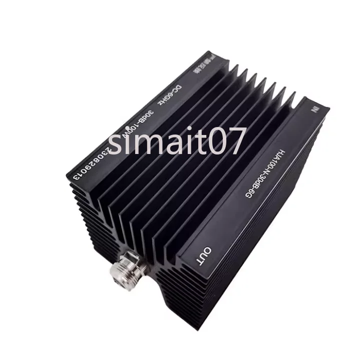 

100W N-Type Fixed Attenuator - DC-6GHz Frequency Range with 1-60dB Attenuation