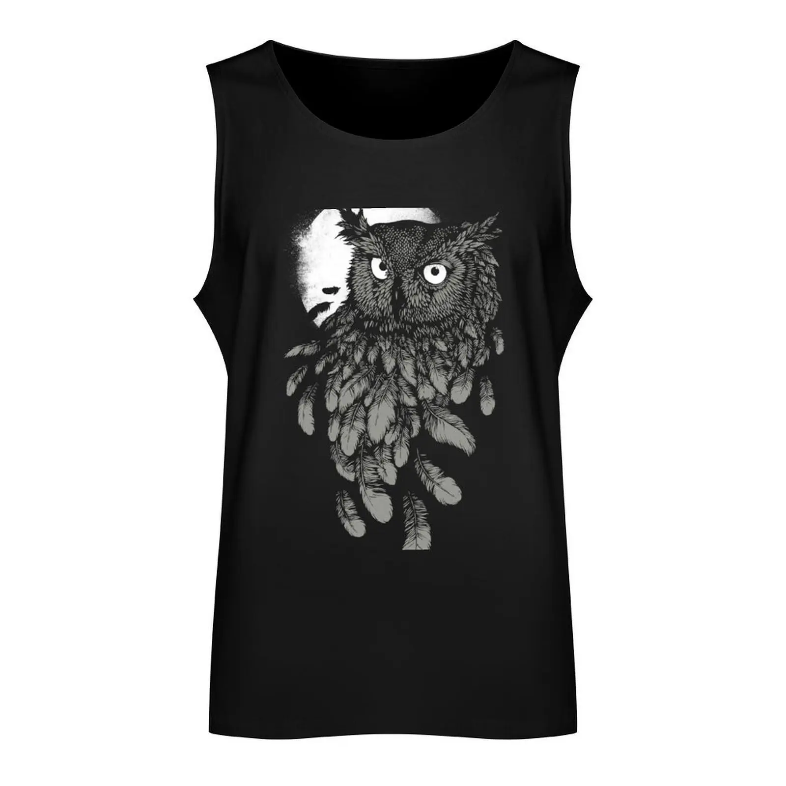 Vanishing in the Night Tank Top t-shirt for man Men's summer t-shirt sleeveless vest men