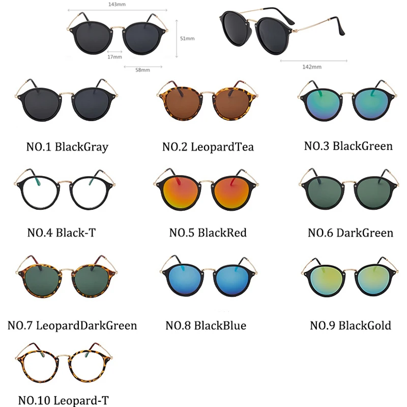 LeonLion 2023 Round Retro Sunglasses Men Brand Designer Eyewear For Men/Women Vintage Glasses Men Luxury Oculos De Sol Feminino