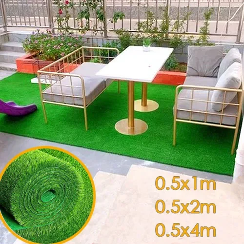 

Garden Artificial Turf Fake Grass Lawn Outdoor Balcony Courtyard Indoor Decoration Synthetic Turfing Fake Green Grass Carpet