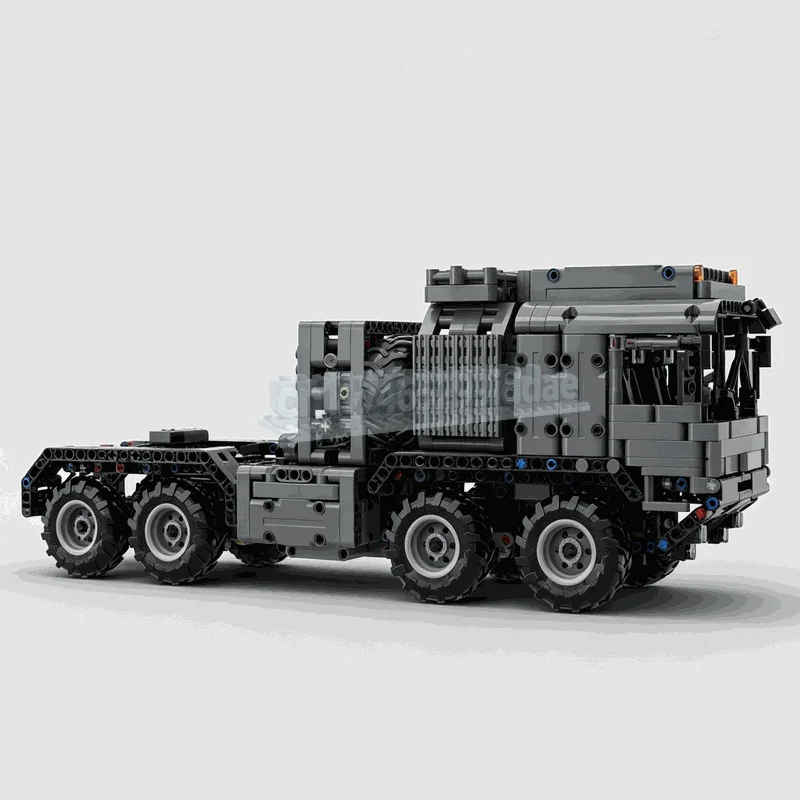 Creativity HX81 Army Truck Vehicle Model Custom Puzzle Technical DIY Assembly Educational Toy Building Blocks Collection Gifts