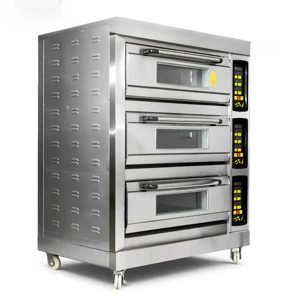 

Certified Bakery Equipment Commercial Gas Electric Oven for Sale Price 1 2 3 4 Deck Industrial Cake Bread Baking Oven