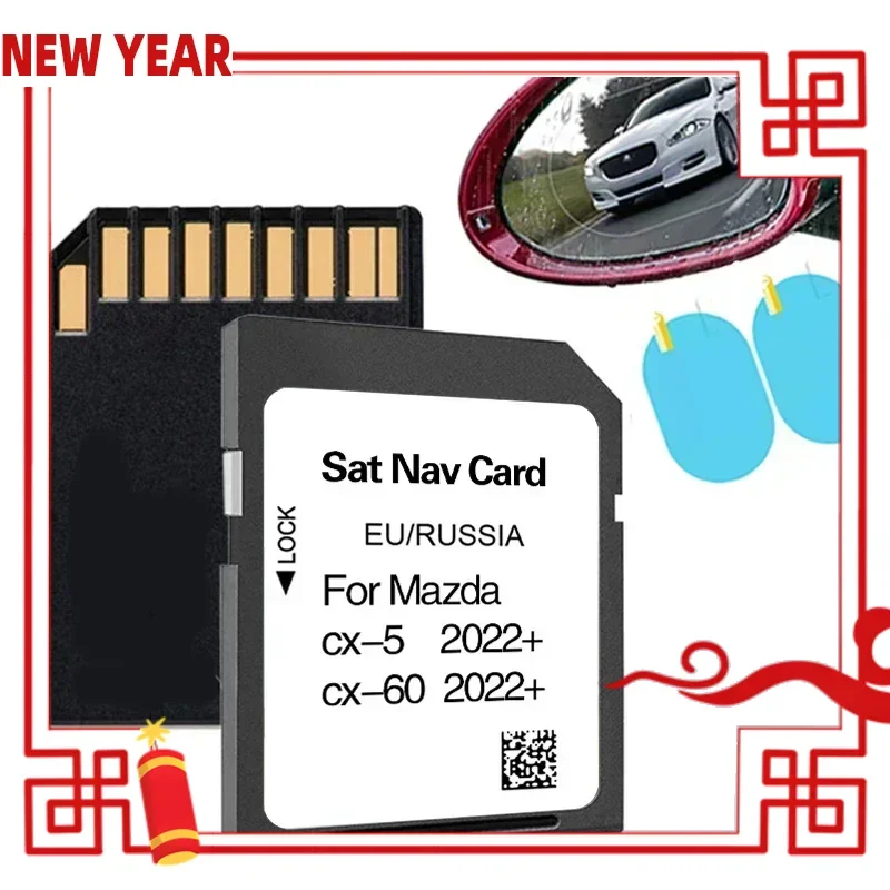 2022 Navigation 32GB SD Map Card Sat Nav Card for Mazda CX-5 CX-60 2022+ EU RUSSIA Car KAAA66 GPS Sat Nav New